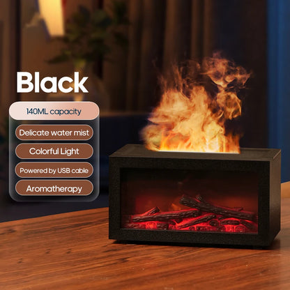Mini Flame Fireplace Aroma Diffuser