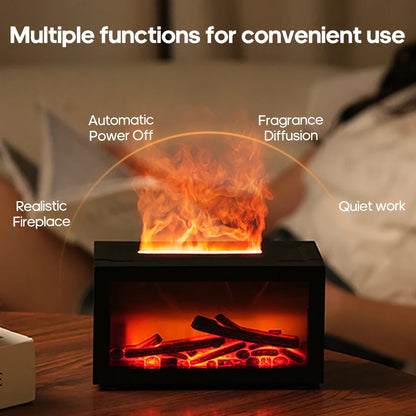 Mini Flame Fireplace Aroma Diffuser