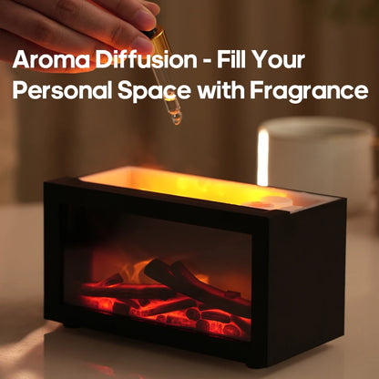 Mini Flame Fireplace Aroma Diffuser