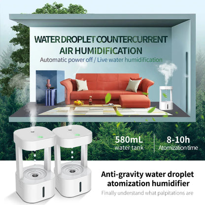 Anti-gravity Water Drop Aroma Diffuser