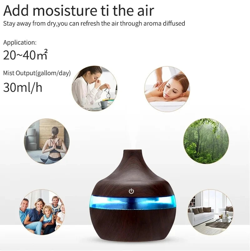 Wood Aroma Air Diffuser